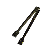 田辺金具 彩華 クロー薬味トング 黒 4376 FC683LK-3913700