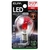 エルパ LED電球 E17口金 1．2W装飾電球 S形ミニ球タイプ 赤色 elpaball mini LDA1CR-G-E17-G457-イメージ1