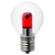 エルパ LED電球 E17口金 1．2W装飾電球 S形ミニ球タイプ 赤色 elpaball mini LDA1CR-G-E17-G457-イメージ2