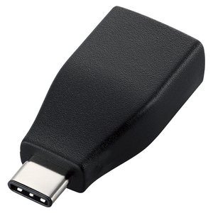 エレコム Type-C変換アダプタ ブラック USB3-AFCMADBK エレコム Type-C変換アダプタ ブラック USB3-AFCMADBK