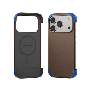 MOFT iPhone18 Pro　Max用 ﾊﾞｲｶﾗｰｹｰｽ コーヒーかすＸサファイアブルー MD023-1-I18PM-CFSPBU-イメージ1