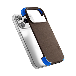 MOFT iPhone18 Pro　Max用 ﾊﾞｲｶﾗｰｹｰｽ コーヒーかすＸサファイアブルー MD023-1-I18PM-CFSPBU-イメージ10