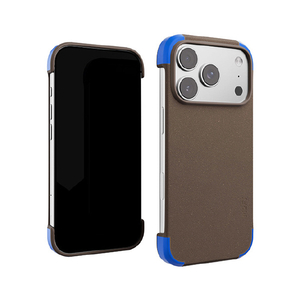 MOFT iPhone18 Pro　Max用 ﾊﾞｲｶﾗｰｹｰｽ コーヒーかすＸサファイアブルー MD023-1-I18PM-CFSPBU-イメージ2