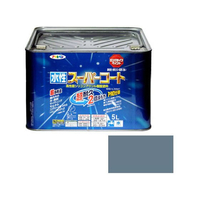 アサヒペン 水性スーパーコート 5L ブルーグレー FC508NV
