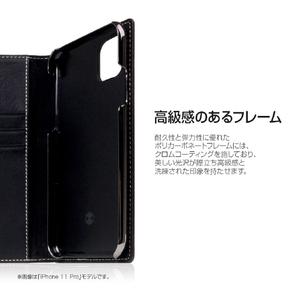 SLG Design iPhone 11 Pro用ケース Minerva Box Leather Case レッド SD17866I58R-イメージ8
