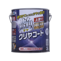 アサヒペン 油性ツヤ復活クリヤコート 3L クリヤ FC018NV