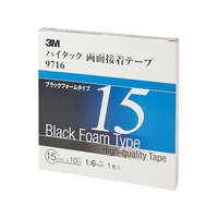 3M ハイタック両面接着テープ 9716 15mmX10m 黒 1巻=1箱 9716 FC903XS-4753836