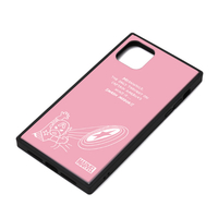 PGA iPhone 11用ガラスハイブリッドケース キャプテン・アメリカ/ピンク PG-DGT19B16CTA