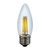 エルパ LED電球 E26口金 全光束550lm(3．8Wシャンデリア球タイプ) 電球色相当 LDC4CL-G/D-F376-イメージ3