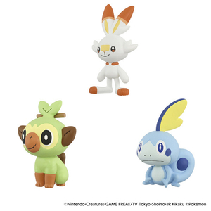 タカラトミー ポケットモンスター ポケモン30周年記念 モンコレ旅立ちの3匹セット ガラル地方 ガラル地方 ﾎﾟｹﾓﾝ30THﾓﾝｺﾚ3ﾋｷｾﾂﾄｶﾞﾗﾙ-イメージ2