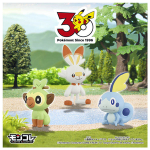 タカラトミー ポケットモンスター ポケモン30周年記念 モンコレ旅立ちの3匹セット ガラル地方 ガラル地方 ﾎﾟｹﾓﾝ30THﾓﾝｺﾚ3ﾋｷｾﾂﾄｶﾞﾗﾙ-イメージ3