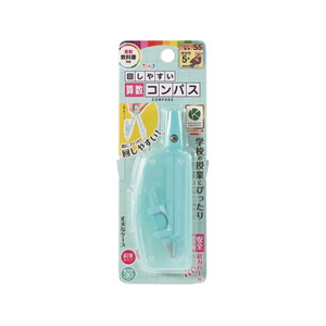 クツワ 回しやすい算数コンパス ミント FC614TC-CP234MT-イメージ1