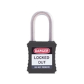 IFAM/ロックアウト用南京錠 ステンレス製シャックル 黒 0 44870 FC434VC-3860964