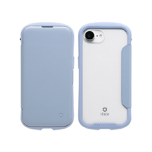 Hamee iPhone17e/16e用 ﾀﾞｲｱﾘｰｹｰｽ IFACE REFLECTION ペールブルー 41-988671-イメージ1