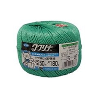 ユタカメイク 荷造り紐　強力玉巻紐　約250M・約180g　グリーン M-164-5