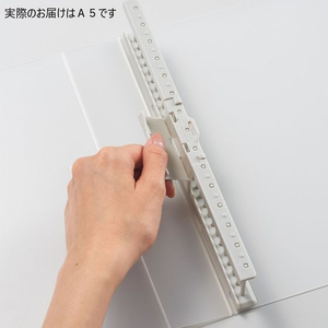 リヒトラブ リングノート保存用ファイル A5 クリヤー FC687TA-N1860-1-イメージ3