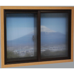 光（ＴＮ） ポリカ中空ボード透明　２枚入り　９００×９００×４ｍｍ（箱入） 光 ポリカ中空ボード2枚入り  簡易内窓用フレーム＆レールセット用 透明 KTP990W-1-2-イメージ5