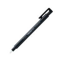 トンボ鉛筆 ホルダー 消しゴム モノゼロ 丸型 ブラック FC43695-EH-KUR11