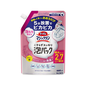 KAO トイレマジックリン こすらずスッキリ泡パック フローラル 詰替 660mL FCE104L-イメージ1