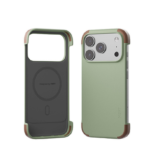 MOFT iPhone18 Pro　Max用 ﾊﾞｲｶﾗｰｹｰｽ セージグリーンＸカカオブラウン MD023-1-I18PM-KKGNBE-イメージ2