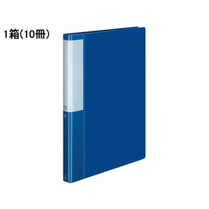 コクヨ クリヤーブック POSITY 固定式A4 40ポケット ブルー 10冊 1箱(10冊) F826237-P3ﾗ-L40NB-イメージ1
