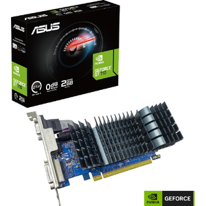 ASUS GeForce GT 710 2GB GDDR5 EVO サイレント HTPC ビルド用ロープロファイル グラフィックス カード GT710-SL-2GD5-BRK-EVO-イメージ1