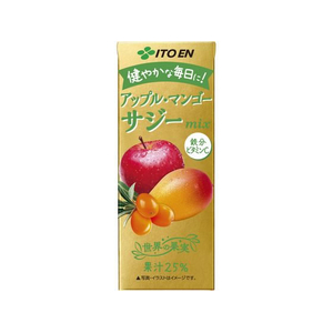 伊藤園 アップル・マンゴー サジーmix 紙パック 200mL FC711TE-イメージ1