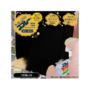 カンペハピオ カンペラッカースプレーA つや消しくろ 300ml FCB060N-イメージ2