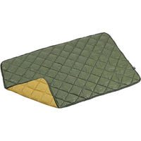 ゼット ファイバーダウンブランケット モスグリーン×キャメル FCG678Y-ZP1555-4837