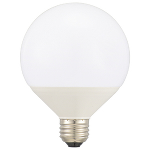 オーム電機 LED電球 E26口金 全光束860lm(7．8Wボール電球形タイプ) 昼光色相当 LDG8D-G AG6/RA93-イメージ2