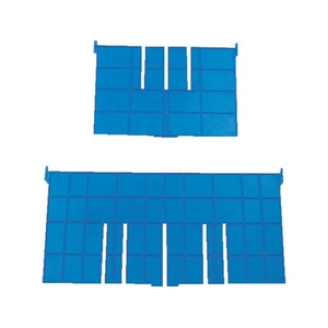 ＤＩＣプラスチック F型コンテナF-17用短手用仕切板 243×183 青 ブルー183F-172434 FC260GD-5011779-イメージ1