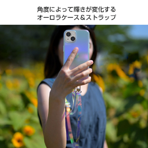 EYLE iPhone 15用ハイブリッドケース オーロラ PEI31-CR01-AR-イメージ4