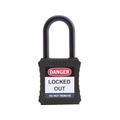 IFAM/ロックアウト用南京錠 ナイロン製シャックル 黒 0 44880 FC435VC-3860952