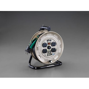エスコ AC125V/15A/10m コードリール(温度センサー) FCJ419M-EA815BK-10EA-イメージ1