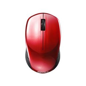BUFFALO 無線(2.4GHz) BlueLEDマウス 3ボタン レッド BSMBW100RD BUFFALO 無線(2.4GHz) BlueLEDマウス 3ボタン レッド BSMBW100RD