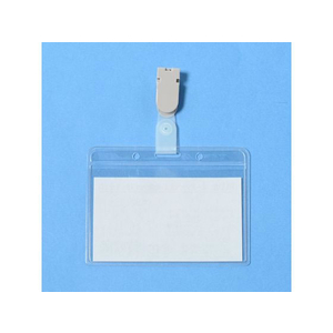 プラス ネームタッグ(名札)樹脂クリップ ヨコ型 CT-605Y F718836-84-791-イメージ4