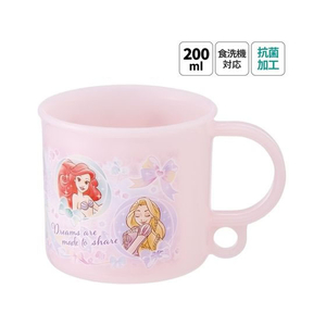 スケーター 抗菌 食洗機対応 プラコップ 200mL プリンセス FC447ST-KE5AAG-イメージ1