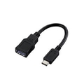 エレコム Type-C変換ケーブル ブラック USB3-AFCM01BK