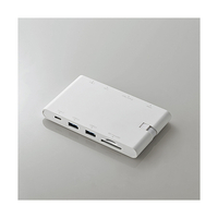 エレコム USB Type-C接続モバイルドッキングステーション ホワイト DST-C05WH