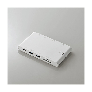 エレコム USB Type-C接続モバイルドッキングステーション ホワイト DST-C05WH-イメージ1
