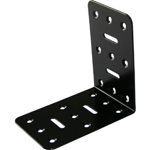 トラスコ ２ｘ４サポート 黒粉体塗装 Ｌ字金物 24S-811BK-イメージ1