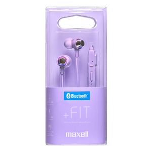 マクセル Bluetooth対応ワイヤレスカナル型ヘッドホン パープル MXH-BTC110PU-イメージ2