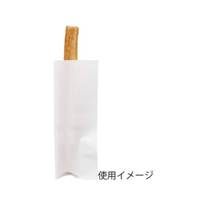 アオトプラス チュロス袋 100枚 白無地 100枚 FC691SE-004738284-イメージ3