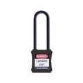 IFAM/ロックアウト用南京錠 ナイロン製シャックル ツル長 黒 0 44886 FC436VC-3860973