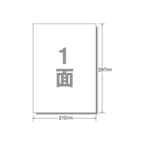 コクヨ PPC(コピー)フィルムラベル A4 ノーカット 100枚 F861578-KB-A2190-イメージ2