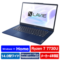 NEC ノートパソコン e angle select LAVIE N14 Slim ネイビーブルー PCN1475HALE4