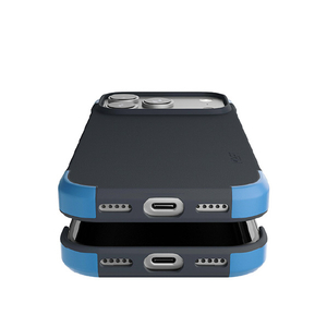 MOFT iPhone18 Pro　Max用 ﾊﾞｲｶﾗｰｹｰｽ ティープフルーＸデニムブルー MD023-1-I18PM-NVBUFJ-イメージ12