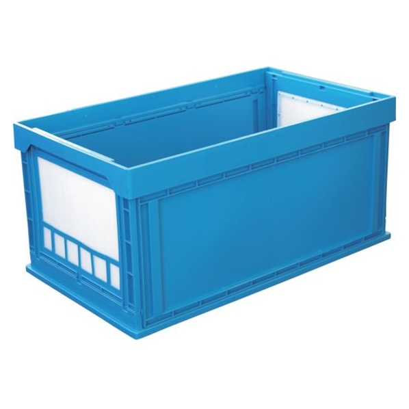 国盛化学 KUNIMORI/プラスチック折畳み コンテナ パタコン N-150 ブルー FC476HH-7605340 mm 外形寸法 有効内寸