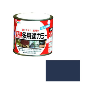 アサヒペン 油性多用途カラー 1／5L なす紺 FC510NS-イメージ1