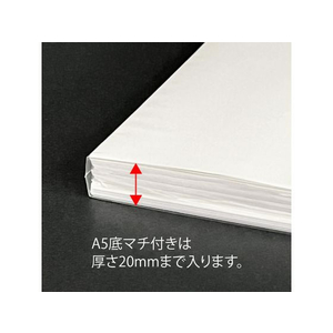 今村紙工 CPP袋 DM用 フタ付 A5 底マチ付 100枚 FC058RB-GCPP-A5-イメージ4